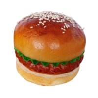 Magideal - Hamburguesa Artificial, Modelo De Pan De Comida Falsa, Decoración Del Hogar, Material Didáctico, Hamburguesa De Simulación Para Exhibición, Falsa Para