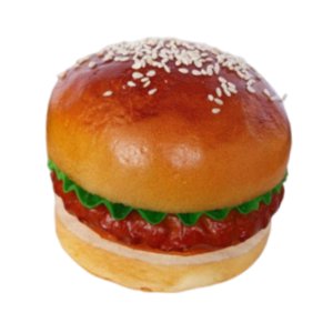 Magideal - Hamburguesa Artificial, Modelo De Pan De Comida Falsa, Decoración Del Hogar, Material Didáctico, Hamburguesa De Simulación Para Exhibición, Falsa Para