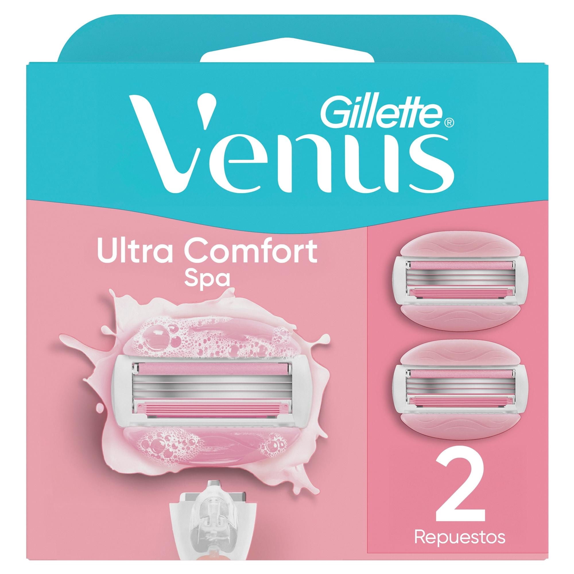 Repuesto Para Máquina De Afeitar Mujer Gillette Venus Spa Con 3 Hojas