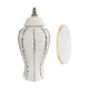 thumbnail image 3 of Florero De Cerámica Arreglo Floral Coleccionable Escritorio Porcelana Ginger Jar M Plata, 3 of 5