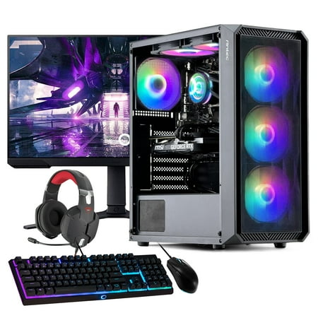 Pc Gamer + Monitor 24 + Perif: Amd Ryzen 5 5600Xt 32Gb 1Tb Rtx 4060 Wifi
