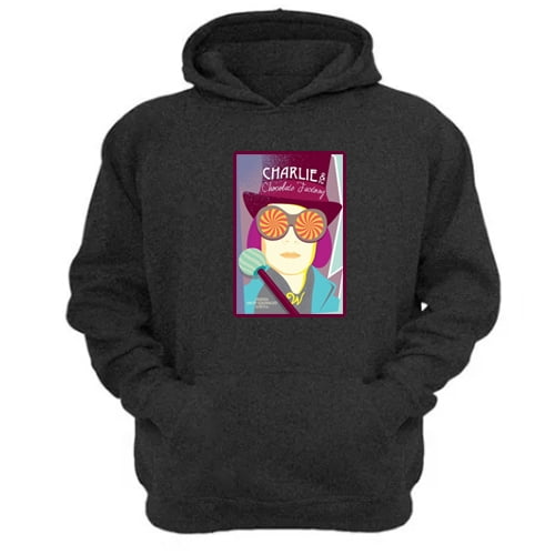 Polerón Canguro Wonka Gris Oscuro Talla Xs Unisex