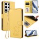 thumbnail image 2 of Funda Billetera con Espacio para Fotos para Samsung Galaxy S24 Ultra, Amarillo, 2 of 6