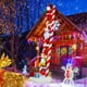 thumbnail image 2 of Decoraciones inflables navideñas Joliyou de 3 m con Papá Noel con reno, 2 of 3