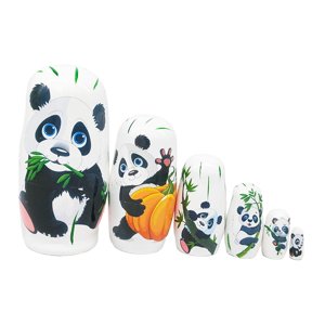 Bothyi - Muñecas Matryoshka Artesanales, Muñecas Rusas De Madera Para Anidar, Para El Hogar, Oficina, Dormitorio