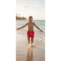 Likeshop - Traje De Baño Niños Jovenes Forro Malla Diseños Colores 9011