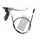 thumbnail image 1 of Cable de embrague de palanca de embrague de manillar de 7/8 pulgadas con piezas de embrague de ajuste fácil instalación con carcasa para motocicletas Cabeza amarilla, 1 of 5