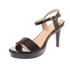 Vía Franca - Sandalia Plataforma Negro Pand-G