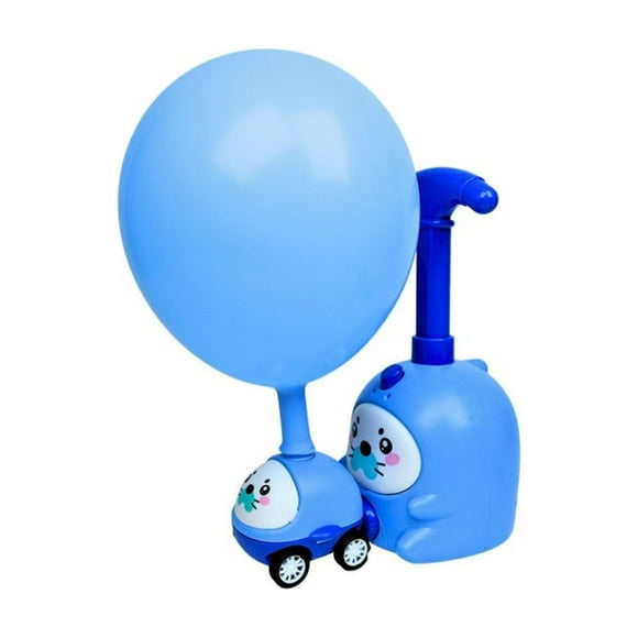 Bombín Lanzador De Autos Inflador De Globos Cute Azul