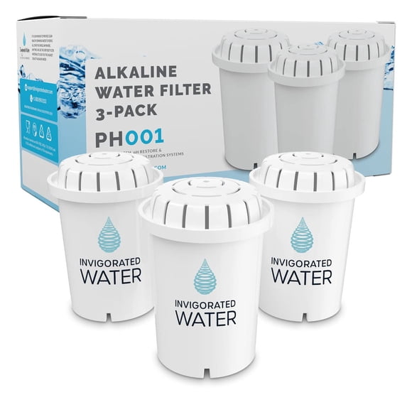 Filtro de agua Vigoriated Water PH001, blanco, 96 galones, paquete de 3