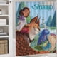 thumbnail image 5 of Hechizado-theme 4-Piece Shower Curtain Set with Rugs, Waterproof Bathroom Decor Set Includes Bath Mat, U-Shaped Rug, Toilet Lid Cover and Curtain with Hooks, 5 of 6