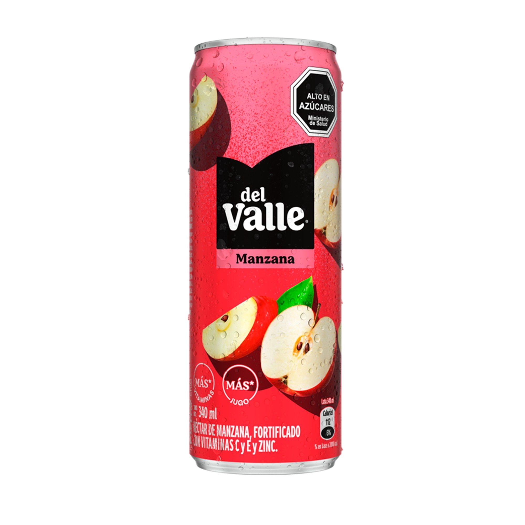 Néctar Lata Manzana Frutas+vitamin 340 ml Del Valle