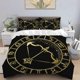 thumbnail image 1 of 3pcs Sagittarius Sign Pattern Printed Set | Soft Polyester Fabric Digital Print, 1 of 1