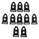 thumbnail image 2 of 10pcs clip de tienda de campa?a tienda de accesorios de la abrazadera de los pies para exterior negro 4 cm, 2 of 3