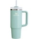 thumbnail image 1 of Vaso Stanley Quencher H2.0 con mango y pajita, 900 ml, Seafoam, 1 of 3