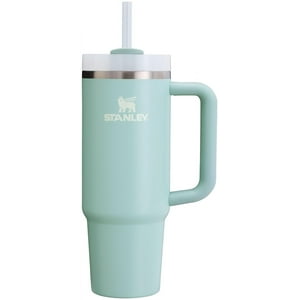 Vaso Stanley Quencher H2.0 Con Mango Y Pajita, 900 Ml, Seafoam