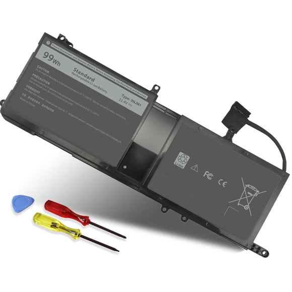 Batería DMKAOLLK 9NJM1 99Wh 11.4V para Dell Alienware
