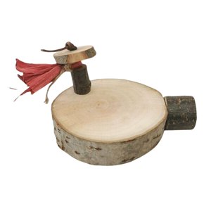 Ioensy - Plataforma De Soporte De Percha De Loro De Madera Natural Para Periquitos Conure Toy 9Cm-10Cm