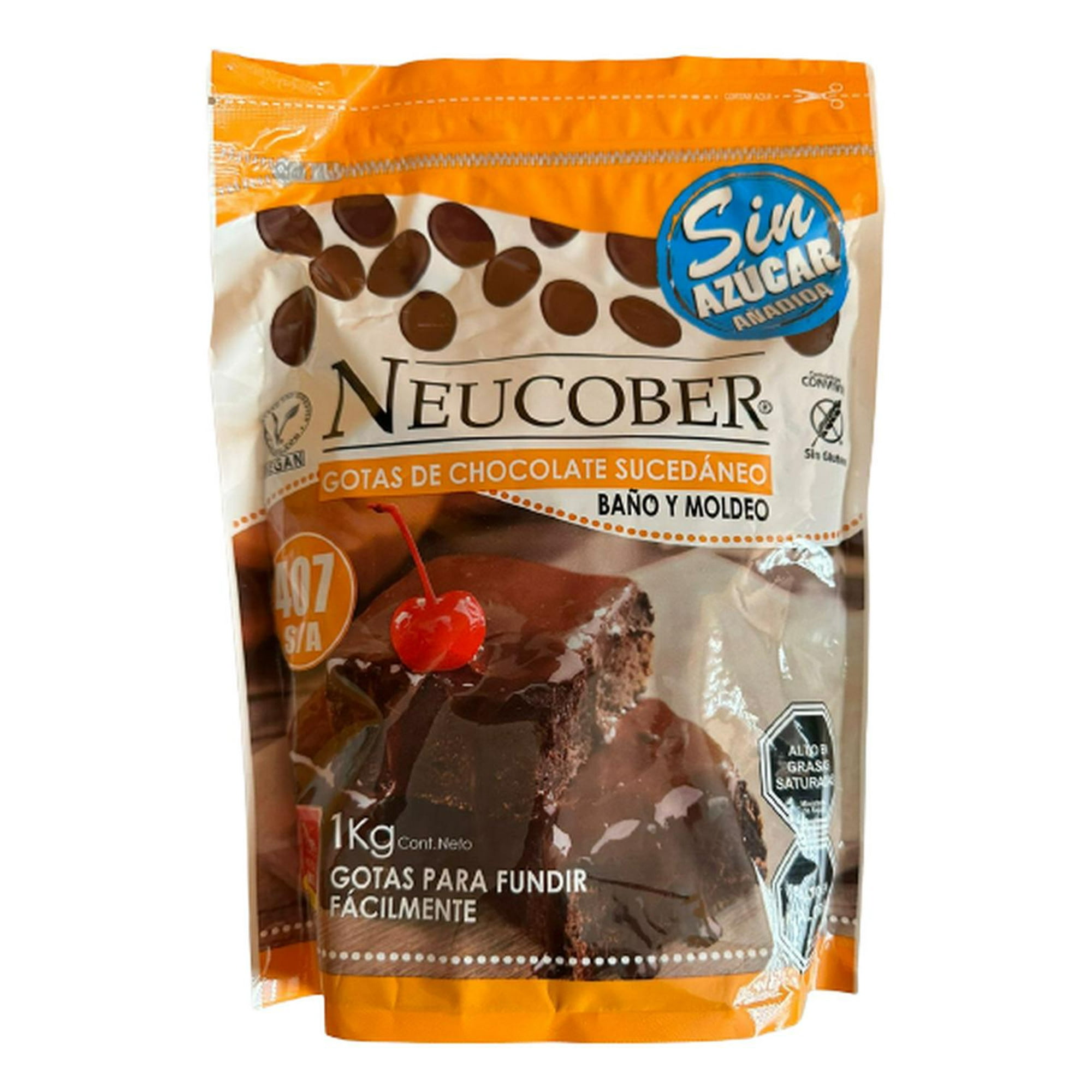 Genérico - Neucober 407sa Cobertura Chocolate Suced Semibitter Sin Azucar