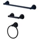 thumbnail image 1 of Juego de accesorios para baño Kingston Brass de 3 piezas en bronce aceitado, 1 of 1