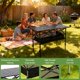 thumbnail image 5 of Mesa de camping plegable portátil 94 x 53 x 48 cm de acero al carbono, 5 of 7