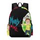 thumbnail image 1 of Rick y Morty: El Anime-theme Backpack, Campus style schoolbag Bookbag with Adjustable Shoulder Straps And Large Zip Compartment, Unisex Travel Bags.42x30x15cm, 1 of 6