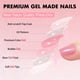 thumbnail image 4 of Ataúd corto SXVME de Press On Nails, color rosa bebé, con pegamento, 30 unidades, 4 of 6