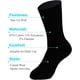 thumbnail image 5 of Calcetines deportivos de algodón para mujer, fabricados en Estados Unidos, con costuras lisas en la puntera (3 pares), 5 of 6