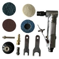 Magideal - Molinillo De Aire En Ángulo De 1/4 Pulgadas, Mini Molinillo De Aire En Ángulo Con Discos De Lijado Y Llave Para Kit De Molinillo De Aire, Herramientas
