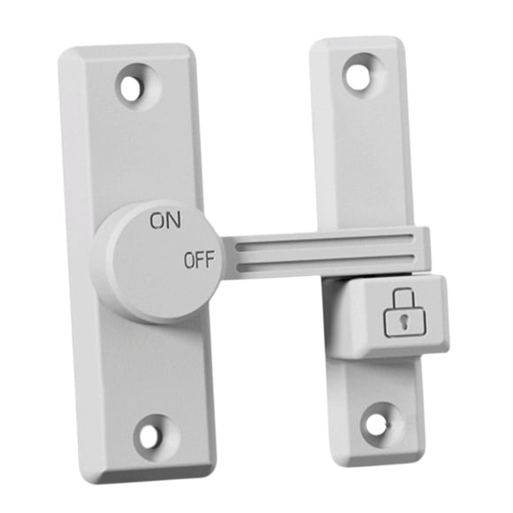 Protector De Pestillo De Puerta, Pestillo Abatible Universal Para Puerta, Oficina En Casa, Puerta Corredera De Granero, Color Blanco