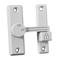 Bothyi - Protector De Pestillo De Puerta, Pestillo Abatible Universal Para Puerta, Oficina En Casa, Puerta Corredera De Granero, Color Blanco