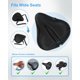thumbnail image 2 of Funda de asiento de bicicleta de gel CUNCUI para bicicleta Comfort, color negro, 2 of 7