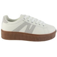 Zapatilla Chalada Mujer Flumi-10 Beige Urbano