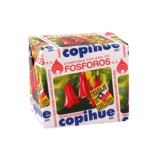 Fósforos De Seguridad Chicos Pack 10 Caja Copihue