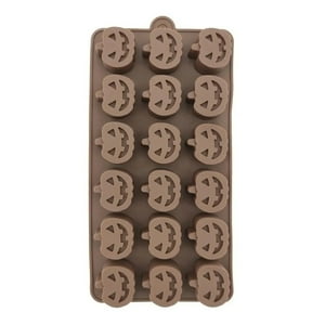 Genérico - Pack 6 Moldes Silicona Para 18 Calabazas Chicas Halloween