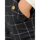 thumbnail image 5 of INSPIRE CHIC Pantalones de Tartán a Cuadros para Mujer de Regreso a Clases, Cintura Alta Elástica, Rectos y Largos, Talla M, Negro, 5 of 7
