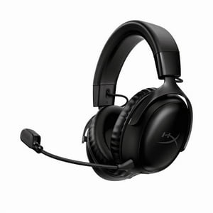 Audifonos Gamer Inalámbrico Hyperx Cloud Iii, Micrófono, 120 Hrs Batería, 3.5Mm, Usb-C Usb-A, Black
