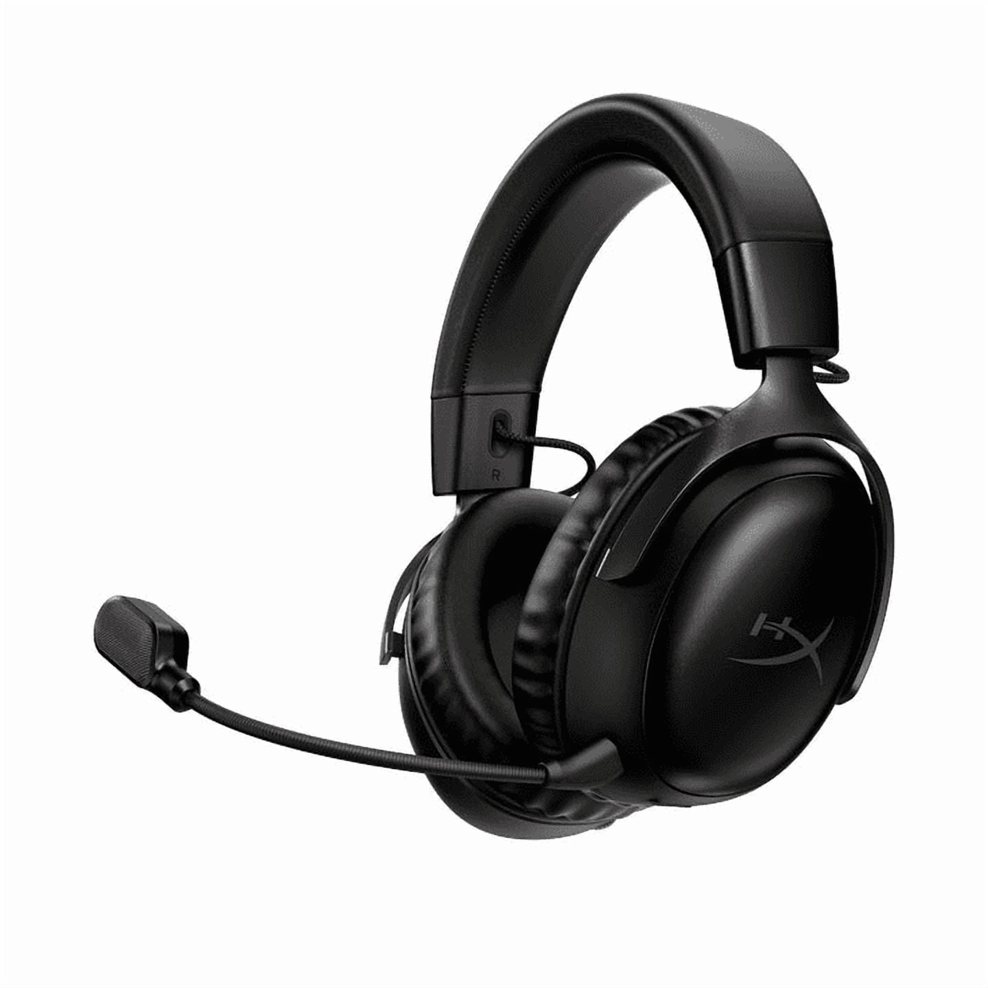 Audifonos Gamer Inalámbrico Hyperx Cloud Iii, Micrófono, 120 Hrs Batería, 3.5mm, Usb-c Usb-a, Black