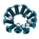 thumbnail image 5 of 12 Piezas Bicicleta de Monta?a Ciclismo Bicicleta Freno Disco Rotor Tornillos Tornillos Azul, 5 of 5