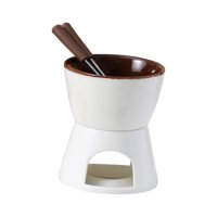 Magideal - Olla Para Fondue , Olla Para Fondue De Queso Con 2 Tenedores, Electrodomésticos De Cocina, Juego De Cuencos Para Derretir Queso, 300Ml