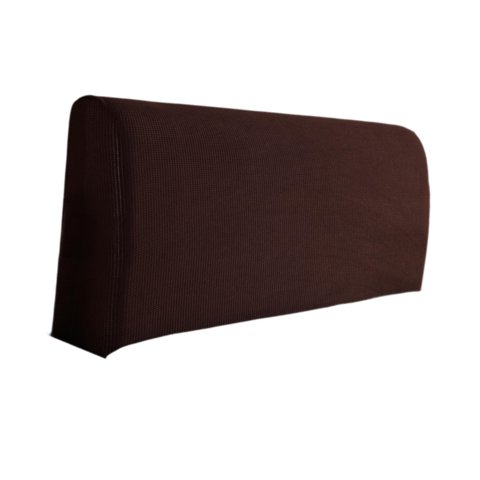 Bothyi - Funda De Cabecera De Cama Funda De Respaldo De Cama Extraíble Protector De Cabecera Elástico Marrón