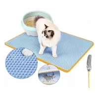 Genérico - Alfombra Para Arenero Para Gatos Mascotas Residuos