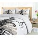 thumbnail image 5 of Indie Duvet Cover Set Group of Funky Monsters Society Different Expressions Abstract Groovy Doodle Style Decorative 3 Piece Bedding Set, 5 of 5