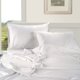 thumbnail image 3 of Juego de fundas de almohada Lane Linen Queen White, 100% algodón egipcio, 3 of 9