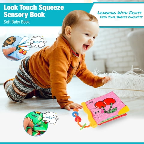 Genérico - Juguete Didactico Sensorial Libro Tela Bebes Dinamico Lau