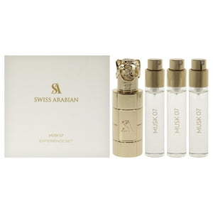 Swiss Arabian - Musk De Para Unisex - Mini Set De Regalo X Spray De Perfume, Estuche De Metal