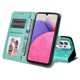 thumbnail image 2 of Funda tipo cartera FOXDOCK para Samsung Galaxy A33 5G , diseño girasol en relieve, cuero PU, cierre magnético, soporte y tarjetero, 2 of 5