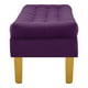 thumbnail image 3 of Banqueta Wood 2c Felpa 01 Morado, 3 of 4