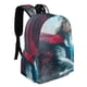 thumbnail image 2 of Thor-theme Backpack, Campus style schoolbag Bookbag with Adjustable Shoulder Straps And Large Zip Compartment, Unisex Travel Bags.42x30x15cm, 2 of 6