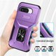thumbnail image 5 of Funda Resistente para Google Pixel 9A con Tapa Deslizante y Protección Militar Morado, 5 of 5